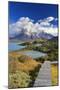 Chile, Patagonia, Torres Del Paine National Park, Cuernos Del Paine Peaks and Lake Pehoe-Michele Falzone-Mounted Premium Photographic Print