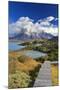 Chile, Patagonia, Torres Del Paine National Park, Cuernos Del Paine Peaks and Lake Pehoe-Michele Falzone-Mounted Photographic Print