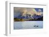 Chile, Patagonia, Torres Del Paine National Park, Cuernos Del Paine Peaks and Lake Pehoe-Michele Falzone-Framed Photographic Print