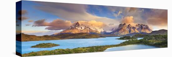 Chile, Patagonia, Torres Del Paine National Park (Unesco Site), Lake Peohe-Michele Falzone-Stretched Canvas