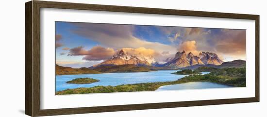 Chile, Patagonia, Torres Del Paine National Park (Unesco Site), Lake Peohe-Michele Falzone-Framed Photographic Print