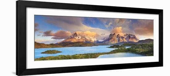 Chile, Patagonia, Torres Del Paine National Park (Unesco Site), Lake Peohe-Michele Falzone-Framed Photographic Print