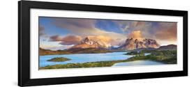 Chile, Patagonia, Torres Del Paine National Park (Unesco Site), Lake Peohe-Michele Falzone-Framed Photographic Print