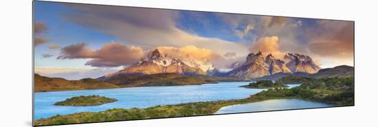 Chile, Patagonia, Torres Del Paine National Park (Unesco Site), Lake Peohe-Michele Falzone-Mounted Photographic Print
