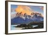 Chile, Patagonia, Torres Del Paine National Park (Unesco Site), Lake Peohe-Michele Falzone-Framed Photographic Print