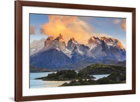 Chile, Patagonia, Torres Del Paine National Park (Unesco Site), Lake Peohe-Michele Falzone-Framed Photographic Print