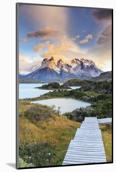 Chile, Patagonia, Torres Del Paine National Park (Unesco Site), Lake Peohe-Michele Falzone-Mounted Photographic Print