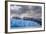 Chile, Patagonia, Torres del Paine NP. Blue Glacier and Mountains-Cathy & Gordon Illg-Framed Photographic Print