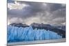 Chile, Patagonia, Torres del Paine NP. Blue Glacier and Mountains-Cathy & Gordon Illg-Mounted Photographic Print