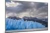 Chile, Patagonia, Torres del Paine NP. Blue Glacier and Mountains-Cathy & Gordon Illg-Mounted Photographic Print