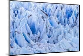 Chile, Patagonia, Torres del Paine NP. Close-up of Blue Glacier-Cathy & Gordon Illg-Mounted Photographic Print