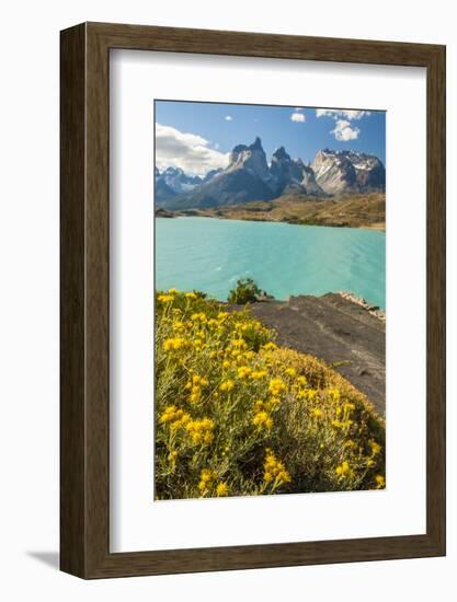 Chile, Patagonia, Torres del Paine NP. the Horns Mts and Lago Pehoe-Cathy & Gordon Illg-Framed Photographic Print