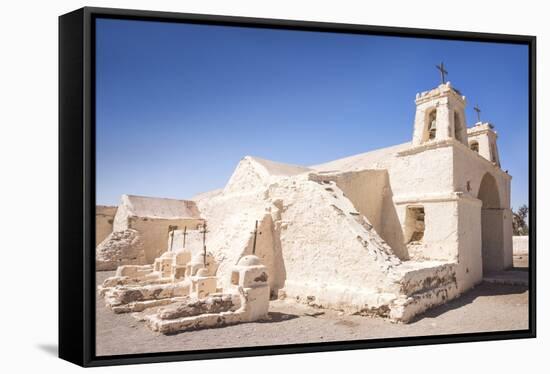 Chile's Oldest Church, Chiu-Chiu Village, Atacama Desert in Northern Chile, South America-Kimberly Walker-Framed Stretched Canvas