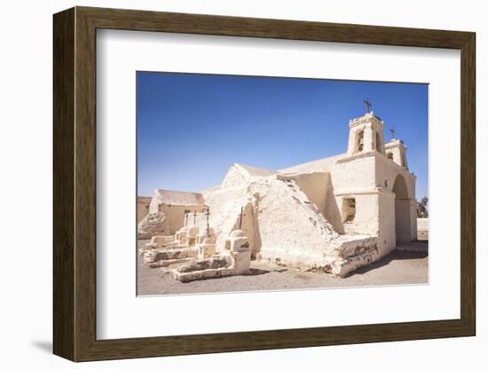 Chile's Oldest Church, Chiu-Chiu Village, Atacama Desert in Northern Chile, South America-Kimberly Walker-Framed Photographic Print