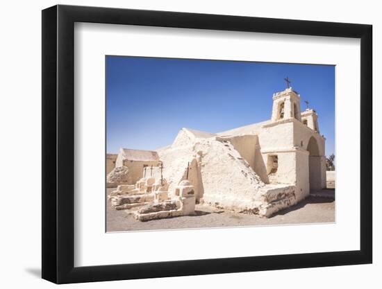 Chile's Oldest Church, Chiu-Chiu Village, Atacama Desert in Northern Chile, South America-Kimberly Walker-Framed Photographic Print