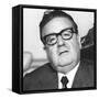 Chile's Socialist President Salvador Allende at Government House, San Diego, on March 2, 1973-null-Framed Stretched Canvas