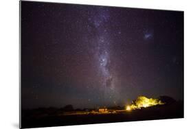 Chile, San Pedro De Atacama, Stars, Farm under the Milky Way-Jutta Ulmer-Mounted Photographic Print