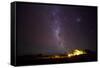 Chile, San Pedro De Atacama, Stars, Farm under the Milky Way-Jutta Ulmer-Framed Stretched Canvas