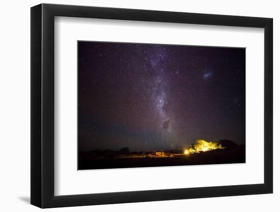 Chile, San Pedro De Atacama, Stars, Farm under the Milky Way-Jutta Ulmer-Framed Photographic Print