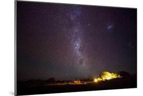 Chile, San Pedro De Atacama, Stars, Farm under the Milky Way-Jutta Ulmer-Mounted Photographic Print