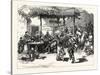 Chile: the Cueca, or National Dance; a Scene in a Roadside Inn Near Valparaiso, 1880 1881-null-Stretched Canvas