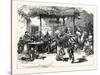 Chile: the Cueca, or National Dance; a Scene in a Roadside Inn Near Valparaiso, 1880 1881-null-Stretched Canvas