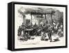 Chile: the Cueca, or National Dance; a Scene in a Roadside Inn Near Valparaiso, 1880 1881-null-Framed Stretched Canvas