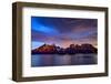 Chile, Torres de Paine, lenticular clouds-George Theodore-Framed Photographic Print