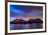 Chile, Torres de Paine, lenticular clouds-George Theodore-Framed Premium Photographic Print