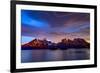 Chile, Torres de Paine, lenticular clouds-George Theodore-Framed Premium Photographic Print