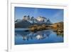 Chile, Torres Del Paine, Magallanes Province, Torres Del Paine National Park and Paine Massif-Nigel Pavitt-Framed Photographic Print