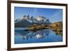 Chile, Torres Del Paine, Magallanes Province, Torres Del Paine National Park and Paine Massif-Nigel Pavitt-Framed Photographic Print