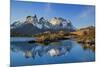 Chile, Torres Del Paine, Magallanes Province, Torres Del Paine National Park and Paine Massif-Nigel Pavitt-Mounted Photographic Print