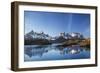 Chile, Torres Del Paine, Magallanes Province, Torres Del Paine National Park and Paine Massif-Nigel Pavitt-Framed Photographic Print