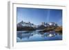 Chile, Torres Del Paine, Magallanes Province, Torres Del Paine National Park and Paine Massif-Nigel Pavitt-Framed Photographic Print