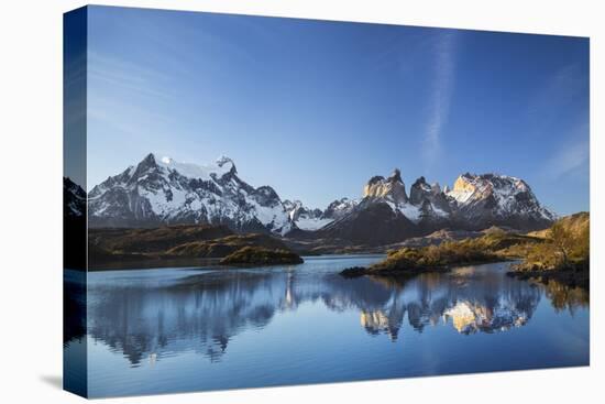 Chile, Torres Del Paine, Magallanes Province, Torres Del Paine National Park and Paine Massif-Nigel Pavitt-Stretched Canvas