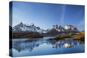 Chile, Torres Del Paine, Magallanes Province, Torres Del Paine National Park and Paine Massif-Nigel Pavitt-Stretched Canvas