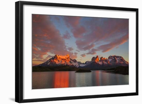 Chile, Torres Del Paine-Nigel Pavitt-Framed Photographic Print