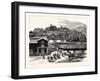 Chile: View of Santa Lucia, the Pleasure Resort of the City of Santiago, 1880 1881-null-Framed Giclee Print