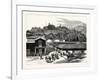 Chile: View of Santa Lucia, the Pleasure Resort of the City of Santiago, 1880 1881-null-Framed Giclee Print