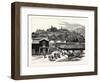 Chile: View of Santa Lucia, the Pleasure Resort of the City of Santiago, 1880 1881-null-Framed Giclee Print