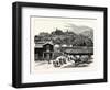 Chile: View of Santa Lucia, the Pleasure Resort of the City of Santiago, 1880 1881-null-Framed Giclee Print