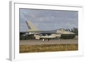Chilean Air Force F-16 at Natal Air Force Base, Brazil-Stocktrek Images-Framed Photographic Print