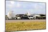 Chilean Air Force F-16A Landing with Parachute Brake at Natal Air Force Base-Stocktrek Images-Mounted Photographic Print