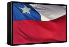 Chilean Flag-Jon Hicks-Framed Stretched Canvas