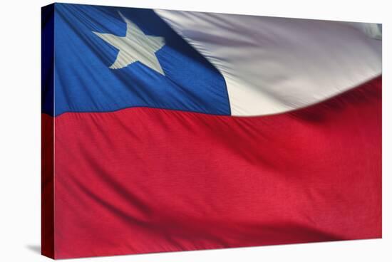 Chilean Flag-Jon Hicks-Stretched Canvas