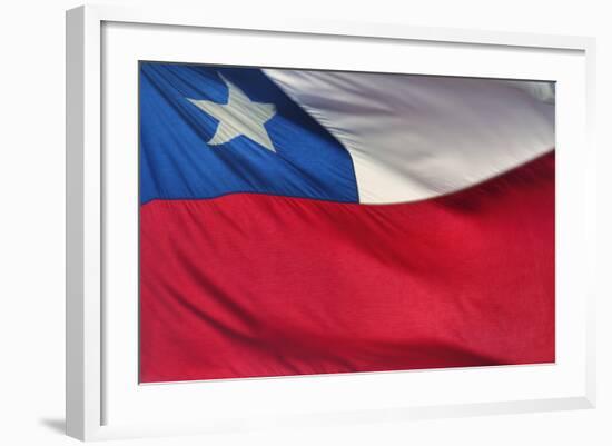 Chilean Flag-Jon Hicks-Framed Photographic Print