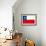 Chilean Grunge Flag. A Grunge Flag Of Chile With A Texture-TINTIN75-Framed Art Print displayed on a wall