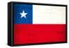 Chilean Grunge Flag. A Grunge Flag Of Chile With A Texture-TINTIN75-Framed Stretched Canvas