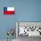 Chilean Grunge Flag. A Grunge Flag Of Chile With A Texture-TINTIN75-Stretched Canvas displayed on a wall